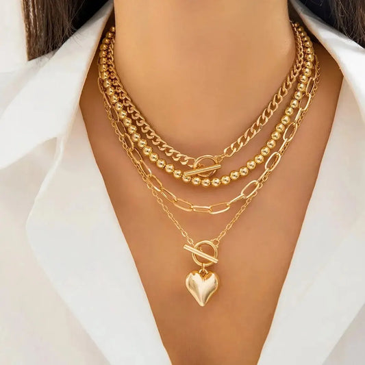 Golden Heart Layers Set