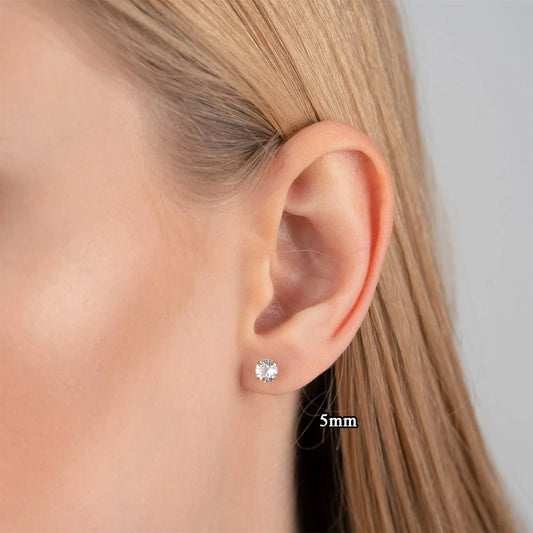 Itanium Steel Stud Earring