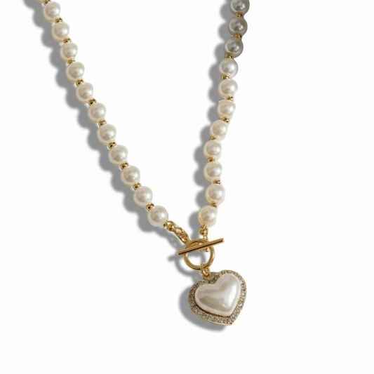 Herzglanz Perlenkette