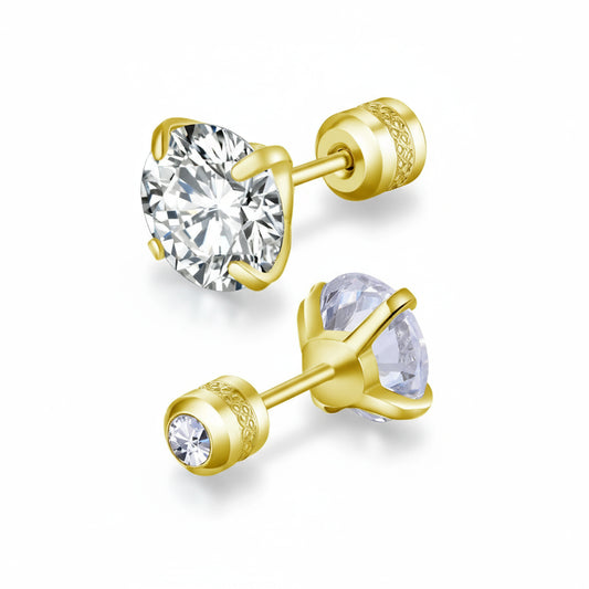 Itanium Steel Stud Earring