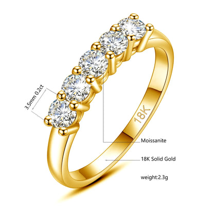 Celestia 18K Gold Diamond Shine Ring - R&N 