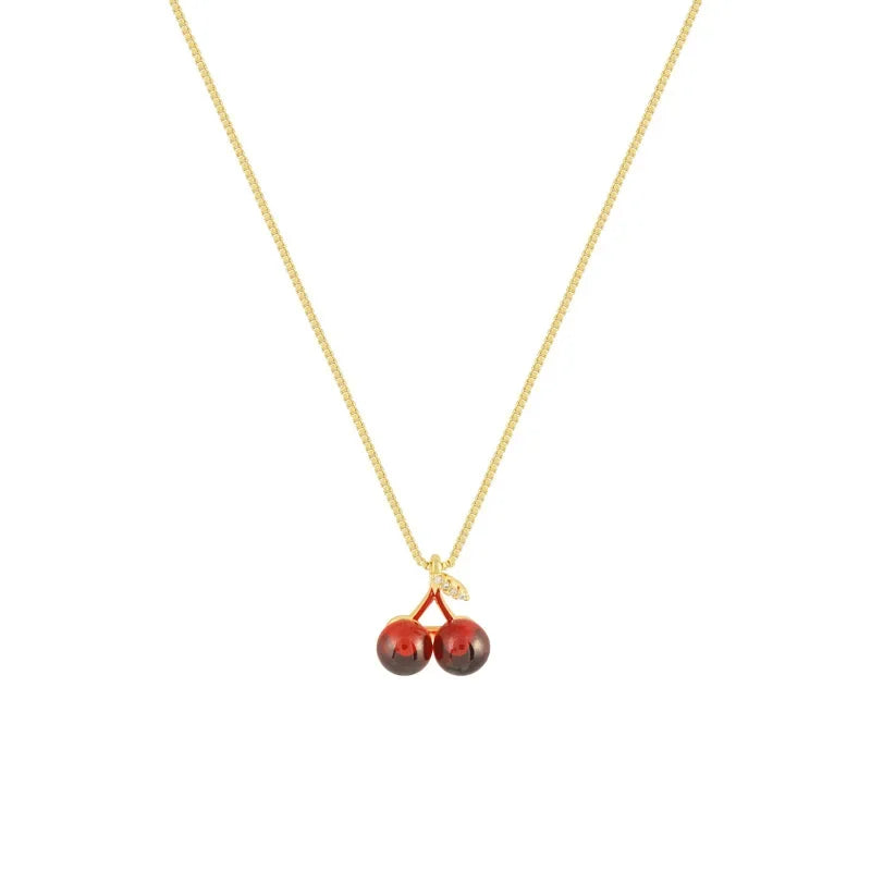 Cherry Sparkle Necklace - R&N 