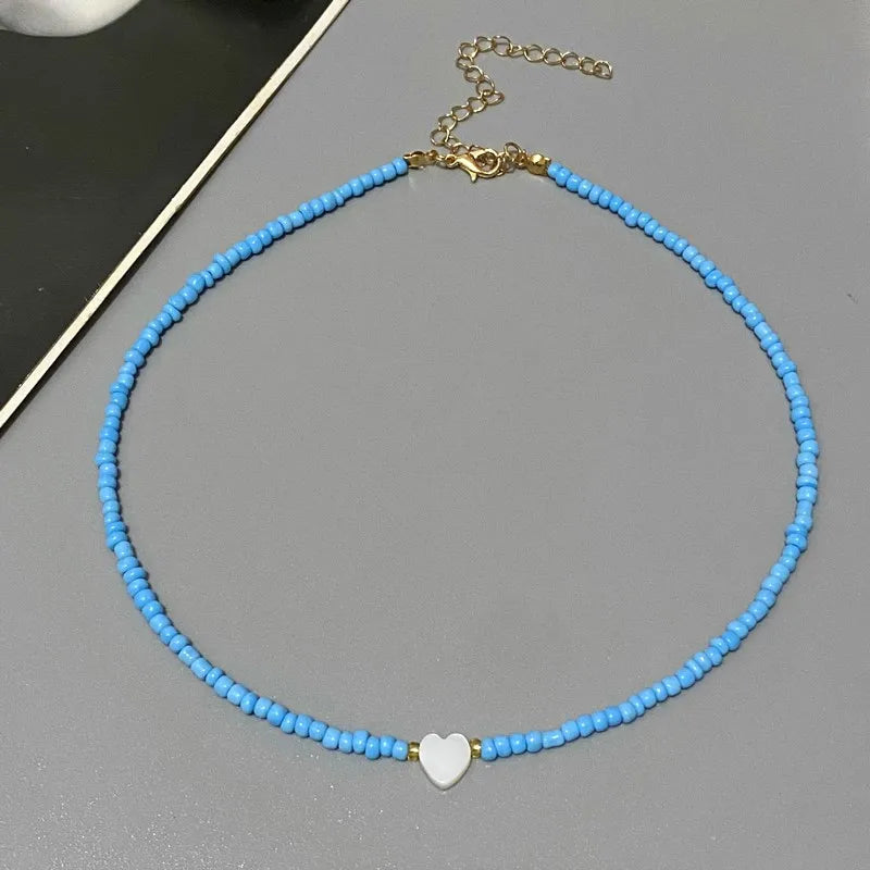 Colorful Heart Beads Choker - R&N 